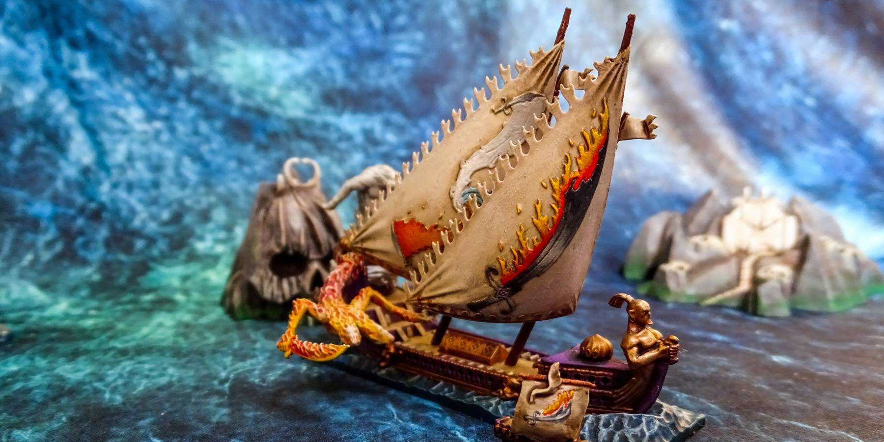 Dreadfleet Flaming Scimitar