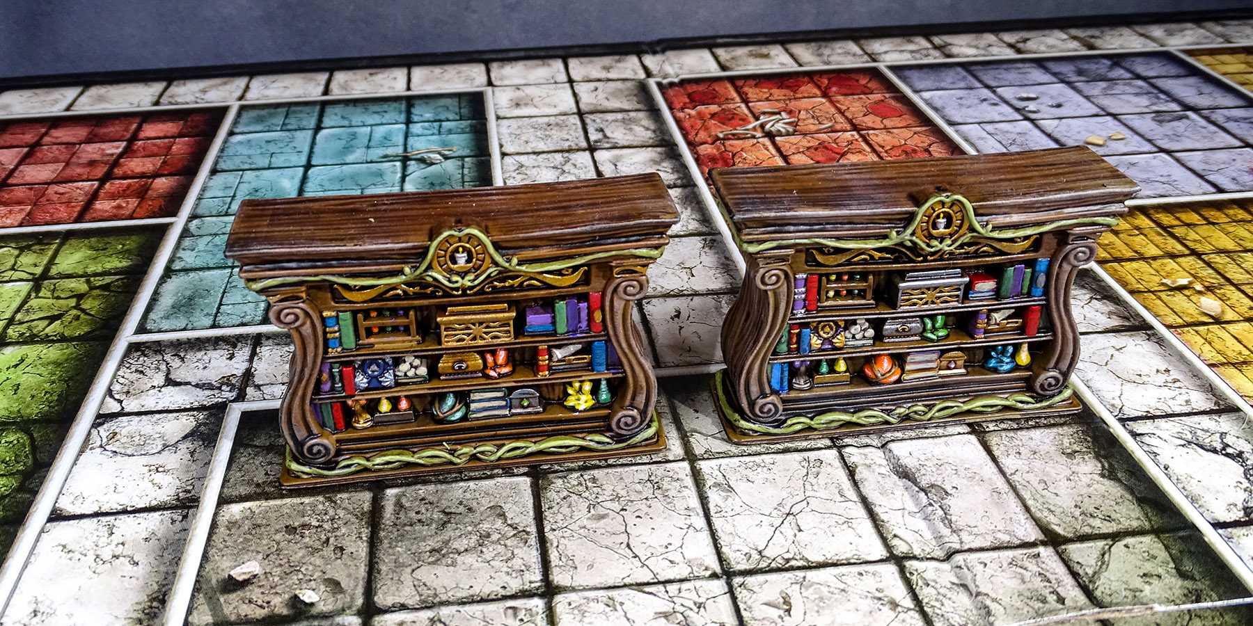 Showcase: Heroquest The Mage of the Mirror Bookshelf