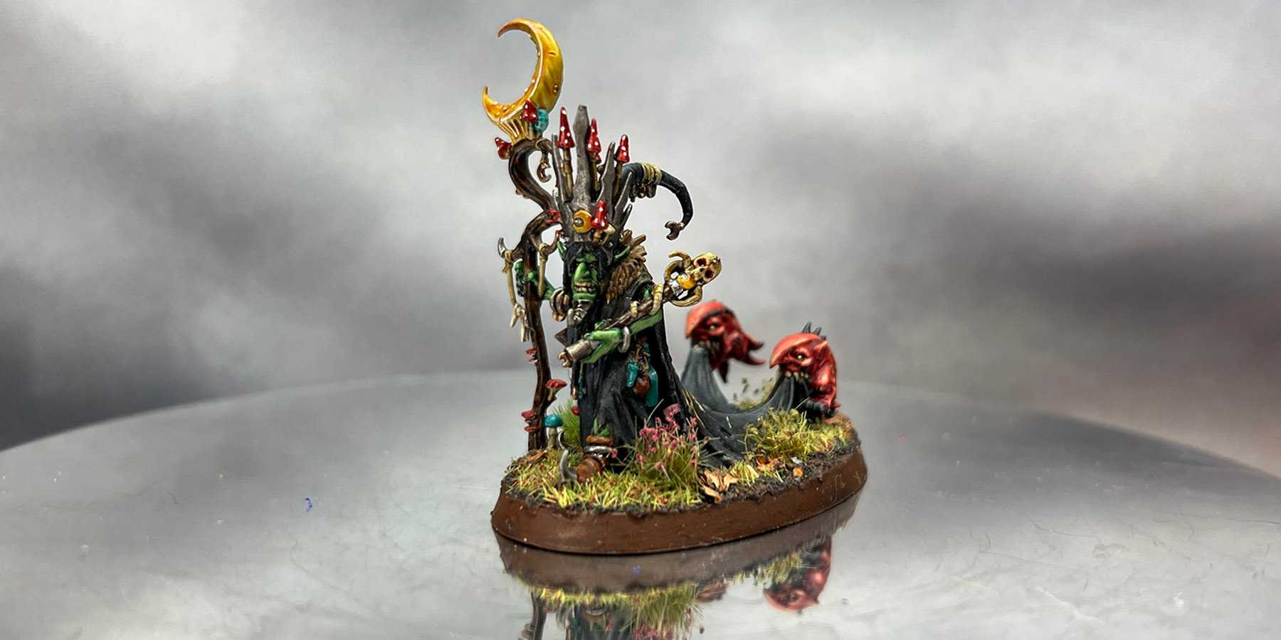 Showcase Gloomspite Gitz Skragrott the Loonking